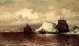 William Bradford The Coast of Labrador i painting